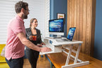 Rocelco 37.5" Height Adjustable Standing Desk Converter - Image 2