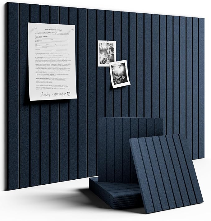Large Felt Bulletin Board 36"x24" Cork Board Alternative by FLUXYNARA