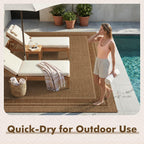 montvoo-2x6 ft indoor outdoor runner rugs for entryway, front angle view