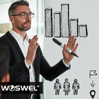WOSWEL Dry Erase Markers Bulk, 144 Pack Black Chisel Tip Whiteboard Markers - Image 7