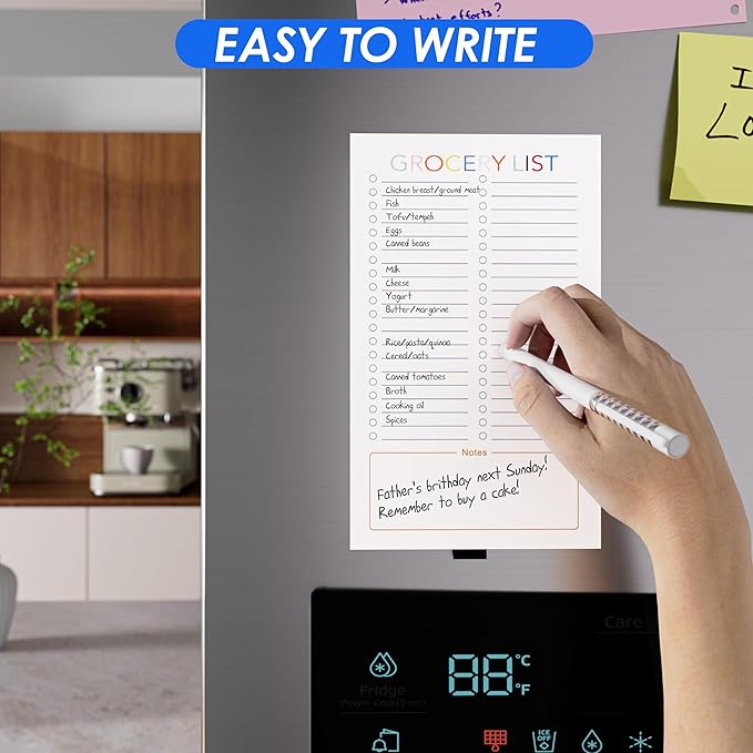 SooHeeRange 3 Pack Magnetic Grocery List Pad - Image 7