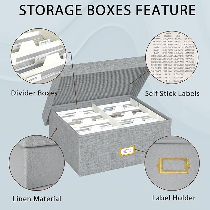 Decorative Photo Storage Box - Image 3