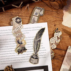 4pcs Vintage Bookmarks for Reading Women & Men, Unique Pretty Cute Metal Book - Image 7