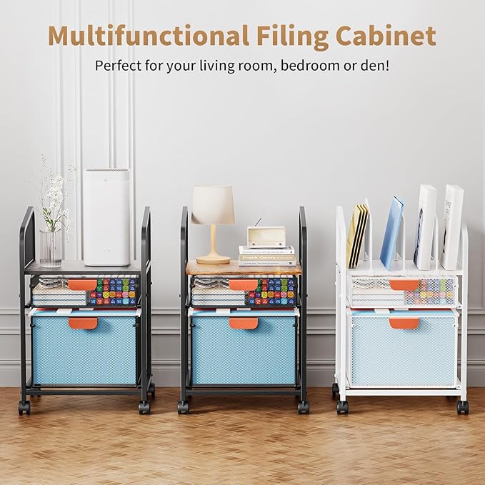 Marbrasse Rolling File Cart - Image 7