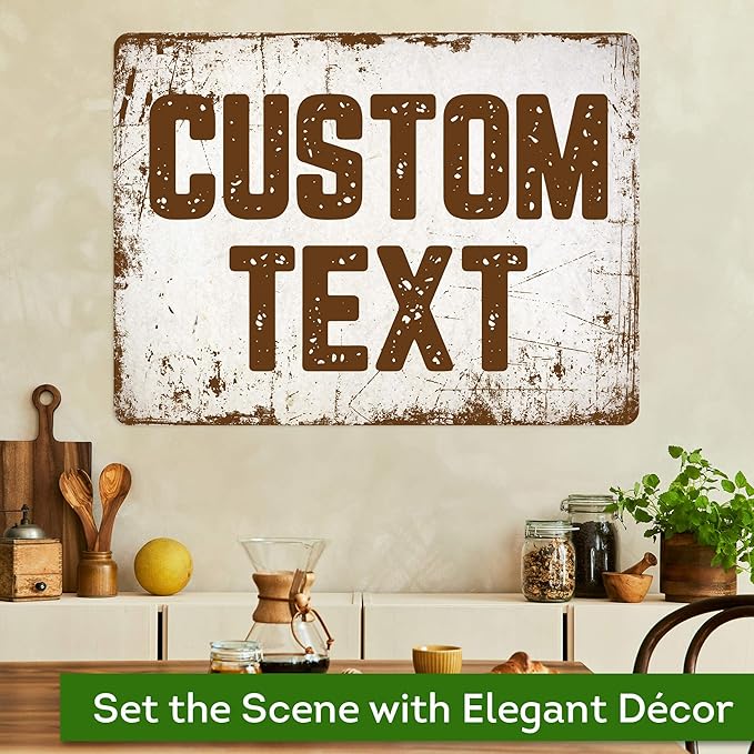 Custom Sign, Custom Street Sign, 11 Font Colors, 13 Font Styles, 4 Hole Options - Image 4