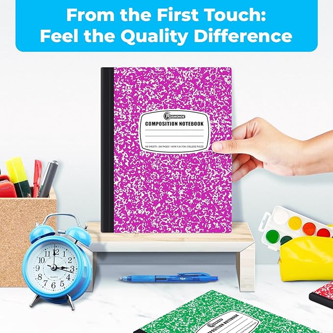 Rosmonde 5000 Pack Composition Notebooks Bulk, College Ruled, Jumbo Pallet of - Image 4