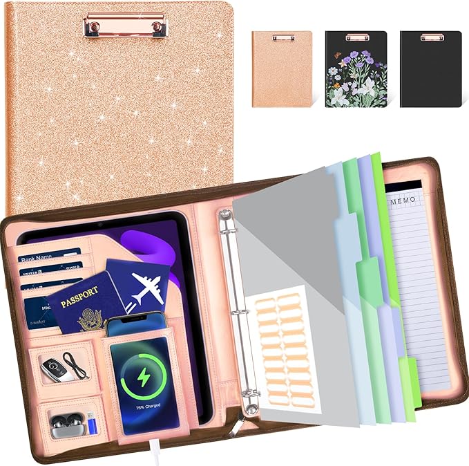 KLLVE Leather Padfolio Portfolio by KLLVE