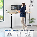 VIVO Electric 71 x 30 in Standing Desk, Memory Height Adjustment, 1B Series - Image 4