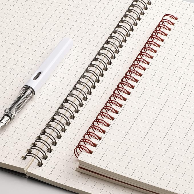EMSHOI Graph Paper Spiral Notebook 5.7" x 8.22" - Image 4