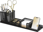 SUPEASY Pen Holder for Desk, 6 Piece Mesh Desk Organizer set for Office by SUPEASY