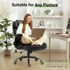 office chair, big and tall executive chair with showing dimensions