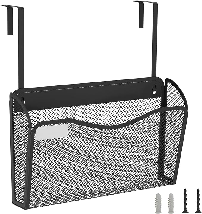 BOHDK Wall File Organizer, Mesh Hanging File Organizer, Home Office by BOHDK