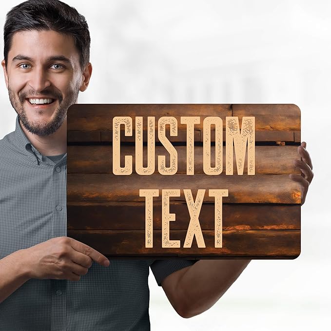 Custom Sign, Custom Street Sign, 11 Font Colors, 13 Font Styles, 4 Hole Options - Image 2