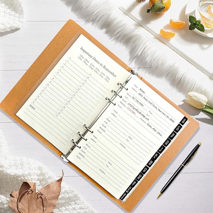 Refillable Address Book Binder - Image 6