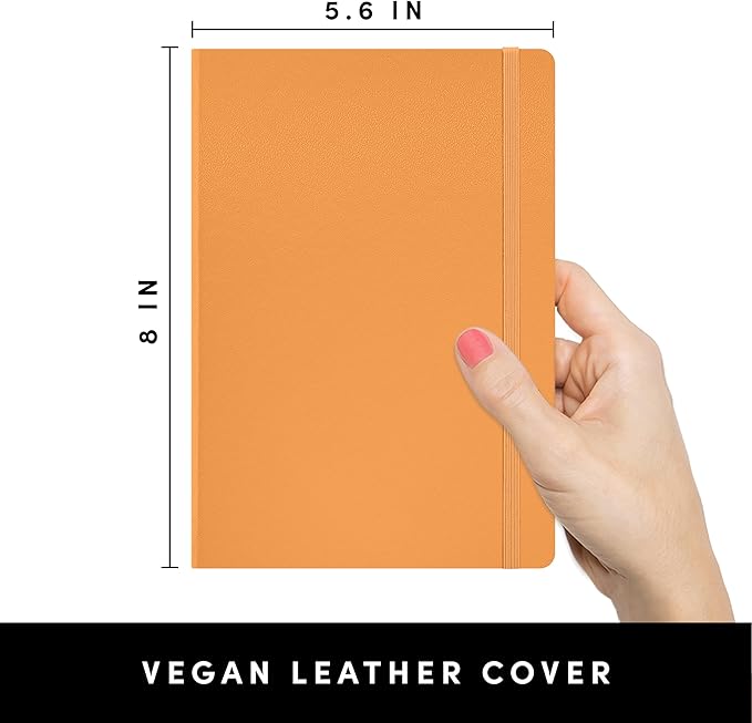 PAPERAGE Blank Journal Notebook, 160 Pages, Medium 5.6 in x 8 in - Image 2