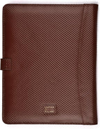 LEATHER VILLAGE Portfolio Professional Organizer– Carbon Fiber Genuine Leather - Image 5