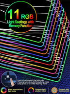 XXL Mouse Pad with Phone Holder, RGB Desk Mat with 15W Fast Charging, LED Large - Image 4
