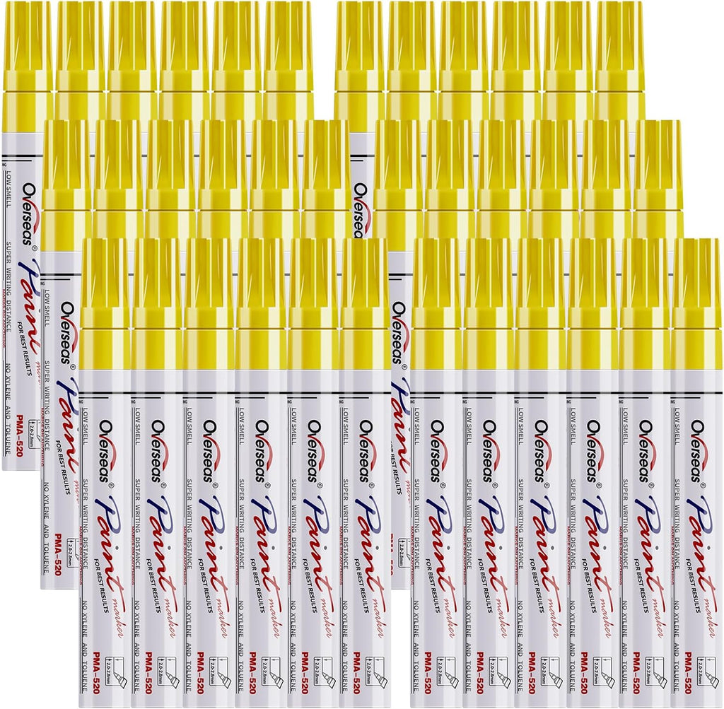 Overseas Yellow Paint Marker Pens