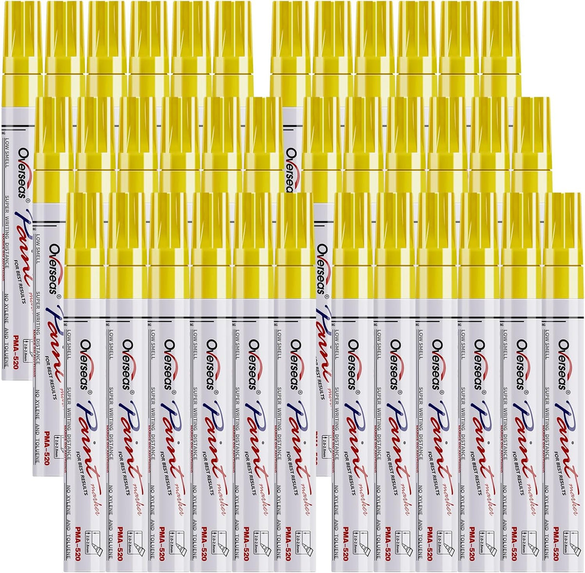 Overseas Yellow Paint Marker Pens