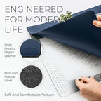Nordik Felt and Leather Desk Mat Non-Slip - Image 5