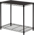 Amazon Basics 2-Shelf Stackable Storage, 13.3" D x 23.2" W x 22.2" H by AmazonBasics
