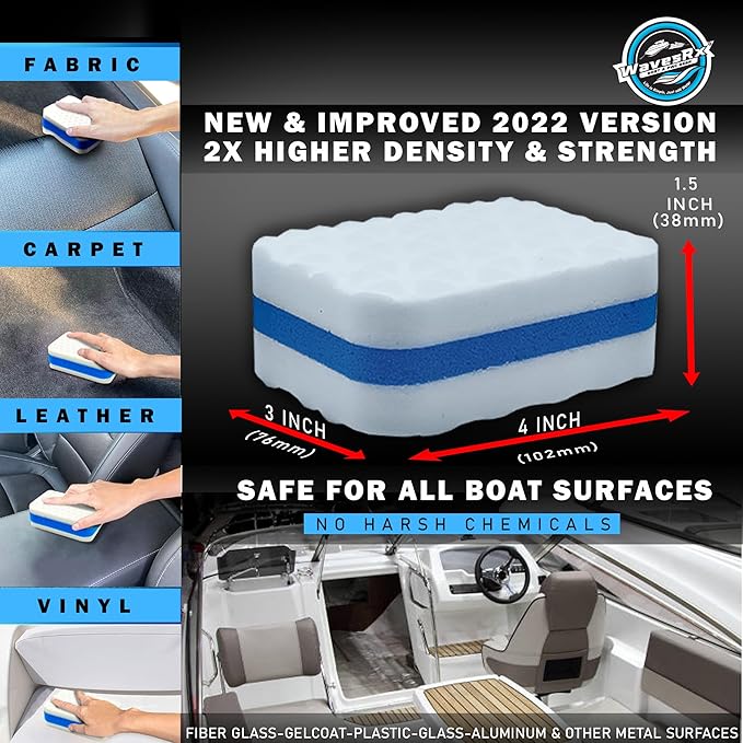 WAVESRX Marine Scuff and Dirt Eraser Sponges - Image 4