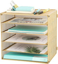 EASEPRES 5 Slot Mesh Desk Organizer Tray, File Paper Letter Folder Holder by EASEPRES