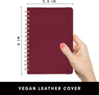 PAPERAGE Graph Paper Spiral Notebook & Journal, 160 Pages, Medium 5.5 inches x - Image 2
