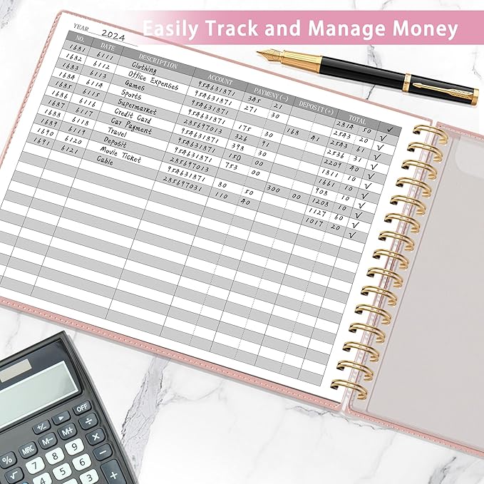 HAUTOCO Hardcover Accounting Ledger Book - Image 2