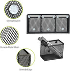 Neudeco Magnetic Pencil Holder, Locker Shelf Organizer, Metal Storage Basket - Image 4