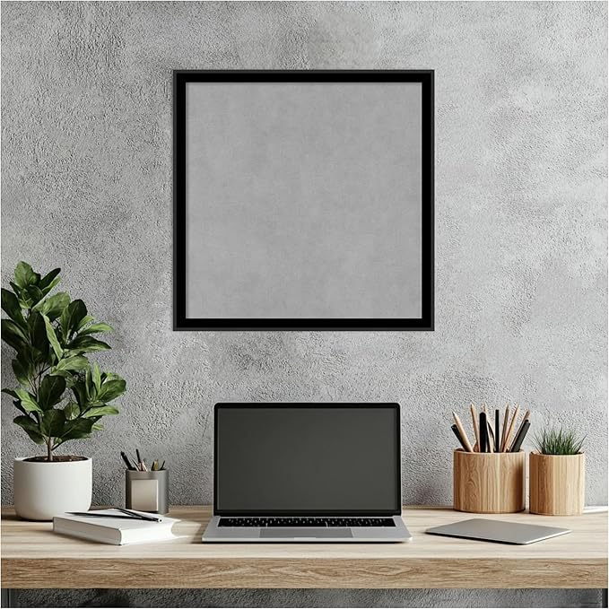 Amanti Art Black Framed Magnetic Board 17x17 Small Vision Board - Image 6