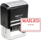 MaxMark Large Self-Inking Rubber Date Office Stamp by Maxmark