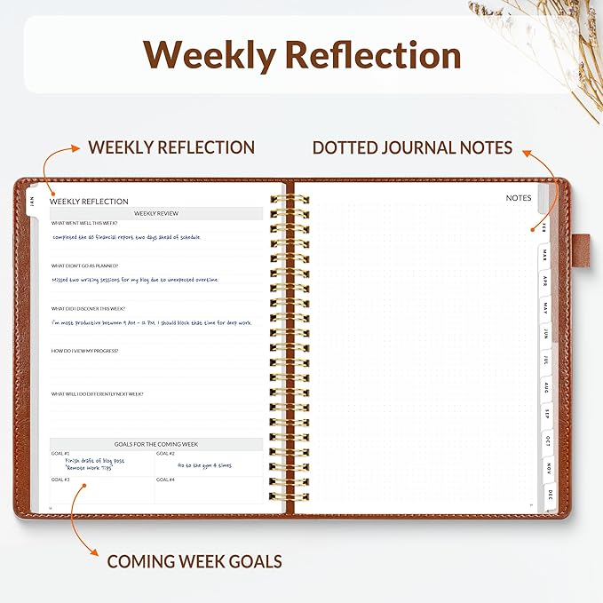 SUNEE 2026 Planner 8.5" x 11" – Dated Productivity Planner - Image 3