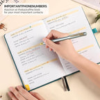 Address Book with Colorful Alphabetical Tabs – Hardcover Contact Organizer - Image 5