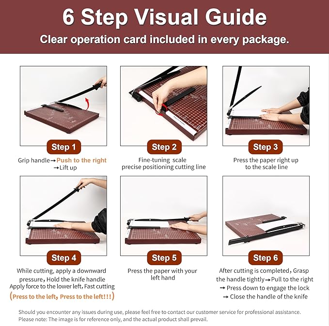 Voluda 18 Inch Guillotine Paper Cutter - Image 5