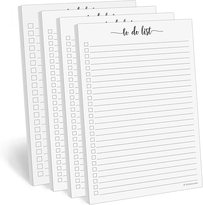 321Done To Do List Notepad by 321Done
