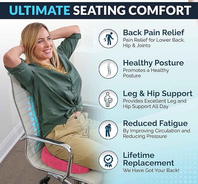 ComfiLife Premium Gel & Memory Foam Seat Cushion – Doctor Recommended Office - Image 4