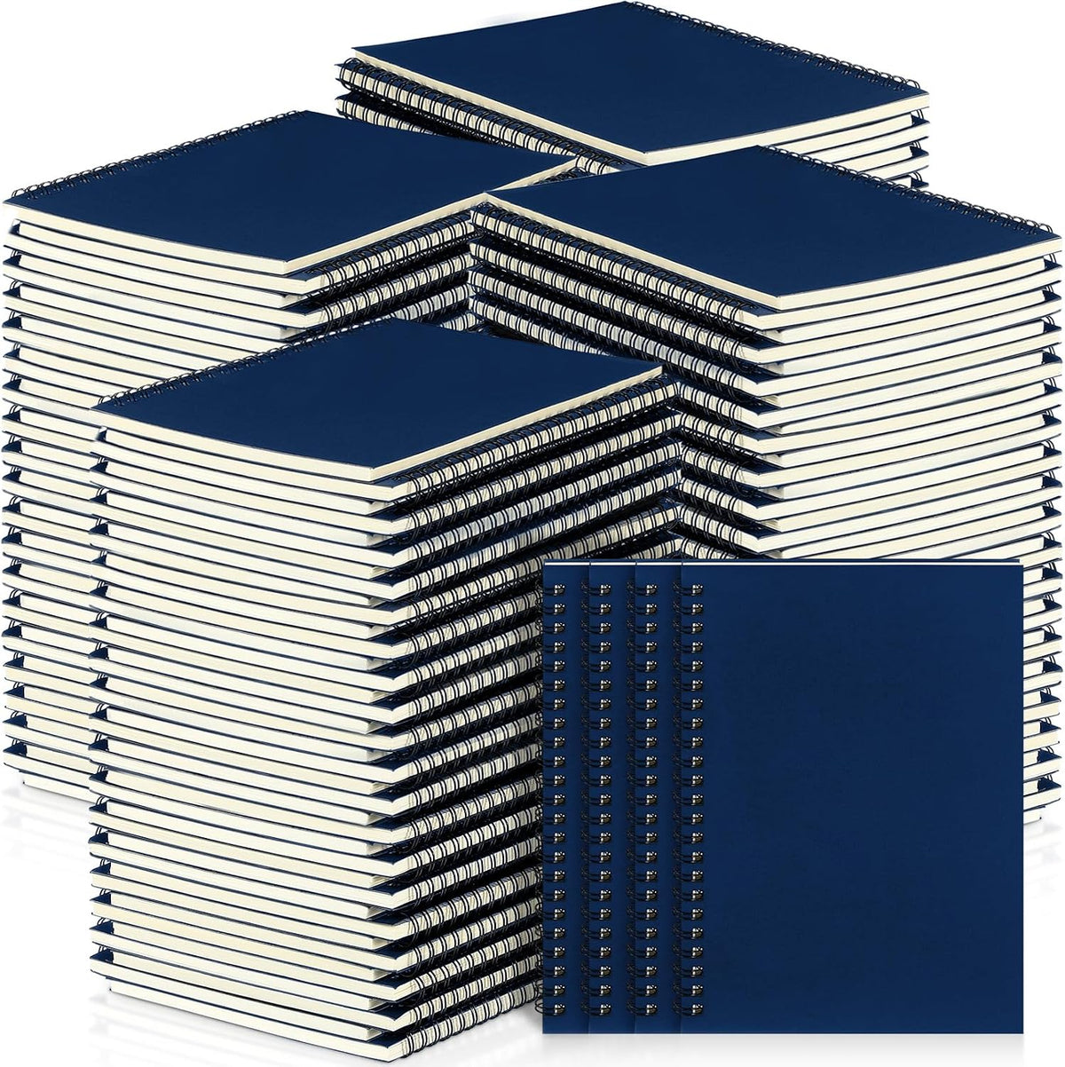 Yahenda 72 Pcs Spiral Notebook Bulk A5 Journal Lined 8.3'' x 5.5'' Writing