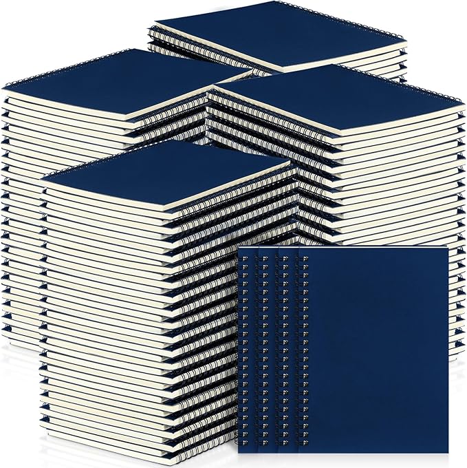 Yahenda 72 Pcs Spiral Notebook Bulk A5 Journal Lined 8.3'' x 5.5'' Writing by Yahenda