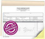 Custom 8.5" x 7" Carbonless NCR Books in 2-Part Duplicate Invoices, Work Orders by PrintPPS