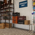 Regal Altair 14" Deep x 48" Wide x 14" Height Wire Shelving Kit | 1-Tier | NSF - Image 7