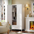 SUPEER Metal Wardrobe Cabinet - Image 6