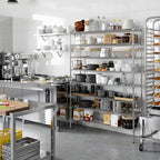 Regal Altair 14" Deep x 54" Wide x 74" Height Wire Shelving Kit | 8-Tier | NSF - Image 4