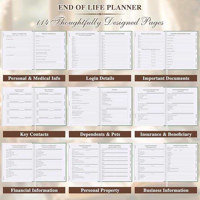 Lanpn End of Life Planner Death Organizer - Image 4