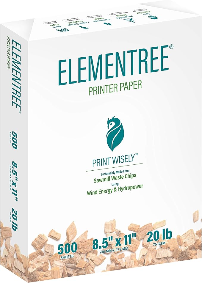 Elementree Sustainable Printer Paper 8.5" x 11" - Image 3