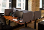 ReFocus™ Raw Clamp-On Acoustic Desk Divider – Reduce Noise and Visual - Image 2