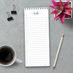 321Done Skinny to Do List Notepad, 3.7x8.5 Spiral - Image 3