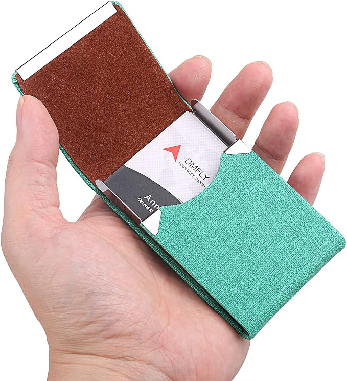 DMFLY Business Card Holder for Women and Men - Image 6