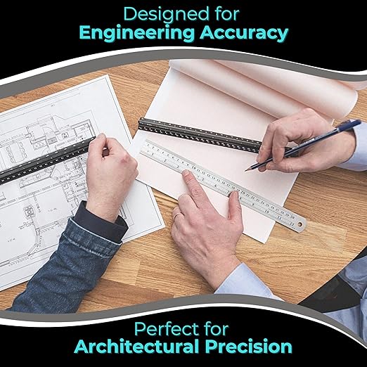 NOKKO Metal Ruler 12 Inch - Image 8