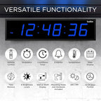 Ivation Huge Oversized 48" Large Digital LED Clock | Big Digital Clock - Image 7